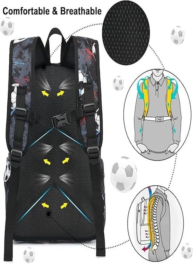 QBLYN 16-Inch Kids Backpack for Boys & Girls,Preschool Backpack for Kids Girls Small Backpack Purse Kindergarten School Book bags for Toddler Travel,Perfect for School Backpack (Soccer) - Image 5